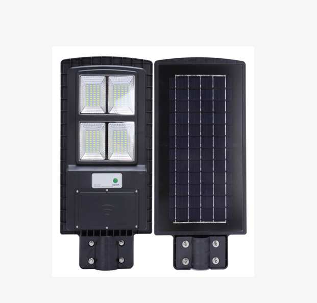 Lampa solara stradala LED 200W cu panou fotovoltaic cu 4 casete